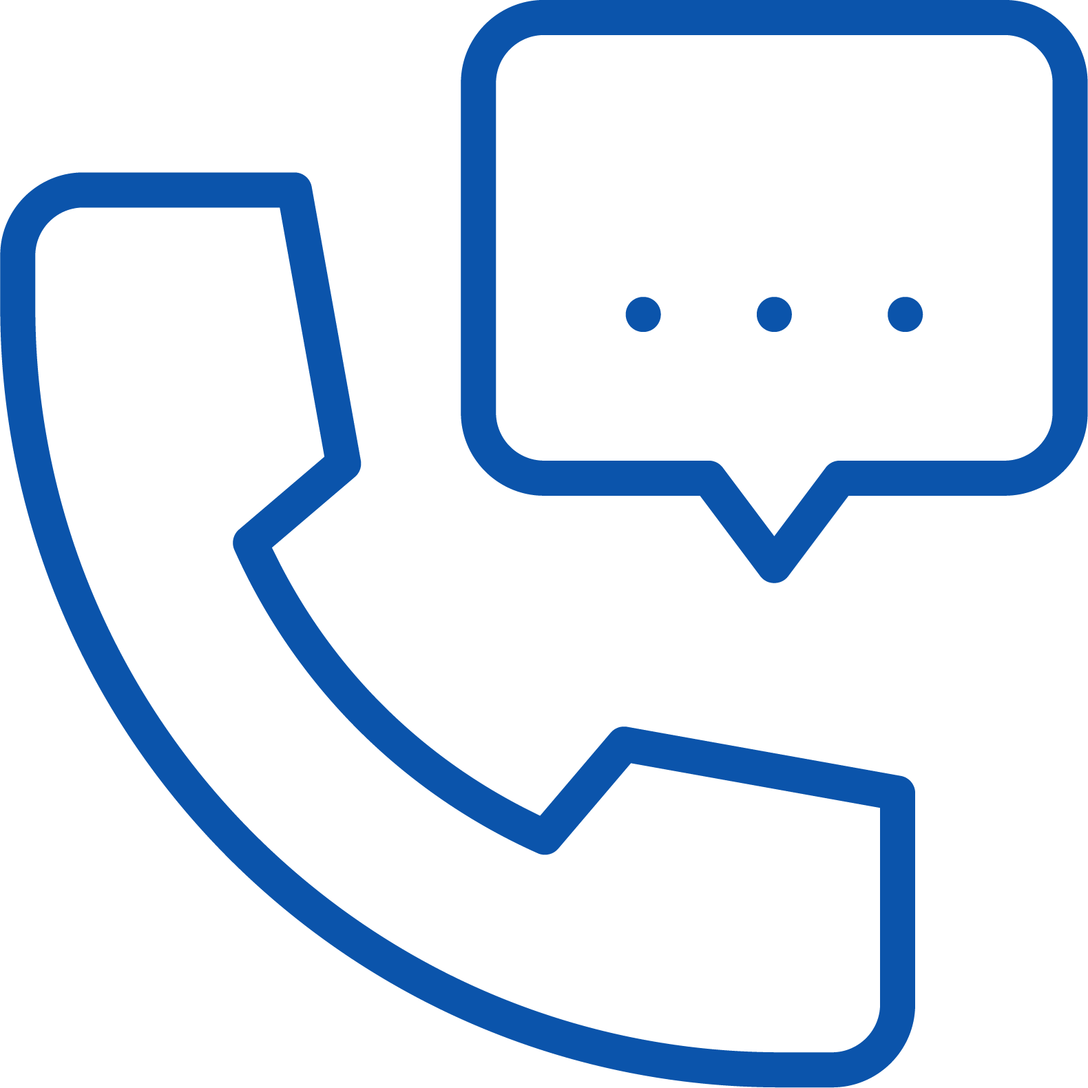 Phone Speech Bubble Icon